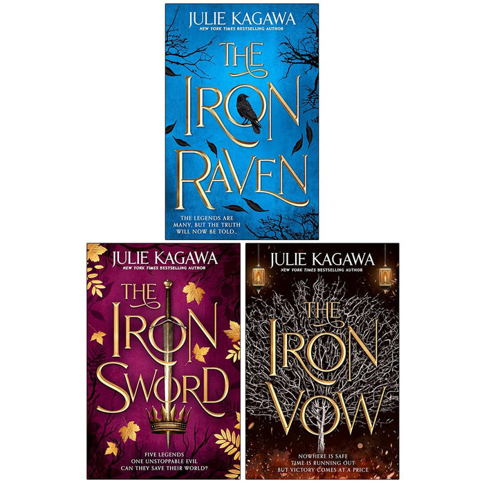 The Iron Fey Evenfall Series 3 Books Collection Set By Julie Kagawa (The Iron Raven, The Iron Sword & The Iron Vow) - The Book Bundle