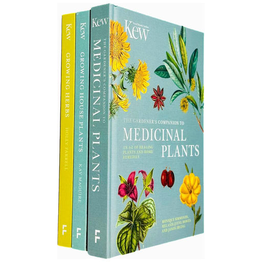 Medicinal,Holly Farrell Guide to Growing Herbs,Growing House Plants 3 Books Set (HB) - The Book Bundle