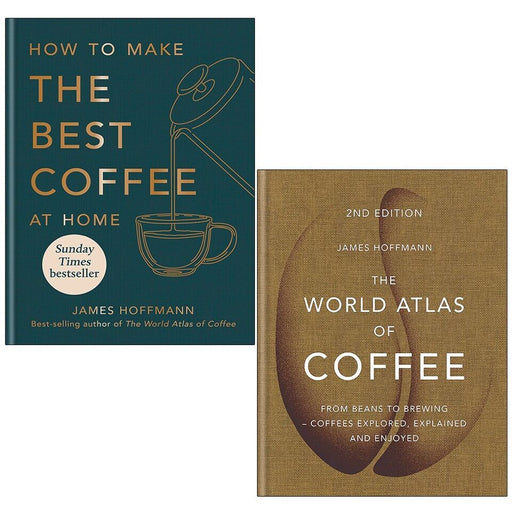 James Hoffmann Collection 2 Books Set World Atlas of Coffee,best coffee at home - The Book Bundle