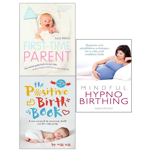 Positive birth book, mindful hypnobirthing, first-time parent 3 books collection set - The Book Bundle