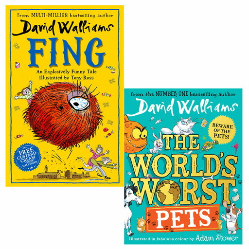 David Walliams 2 Books Set (Fing  & The World’s Worst Pets) - The Book Bundle