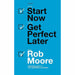 Zero to One, Start Now Get Perfect Later, Shoe Dog A Memoir by the Creator of Nike, [Hardcover] Crushing It 4 Books Collection Set - The Book Bundle