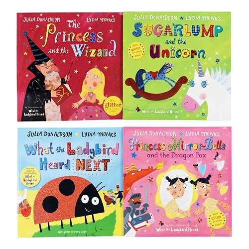 Princess Mirror-Belle and the Dragon Pox and other Stories 4 Books Set by Julia Donaldson - The Book Bundle