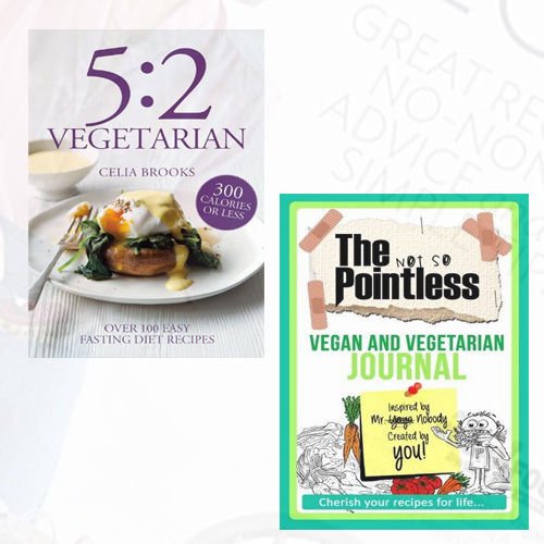 5:2 Vegetarian Cookbook Book and Journal Collection - The Book Bundle