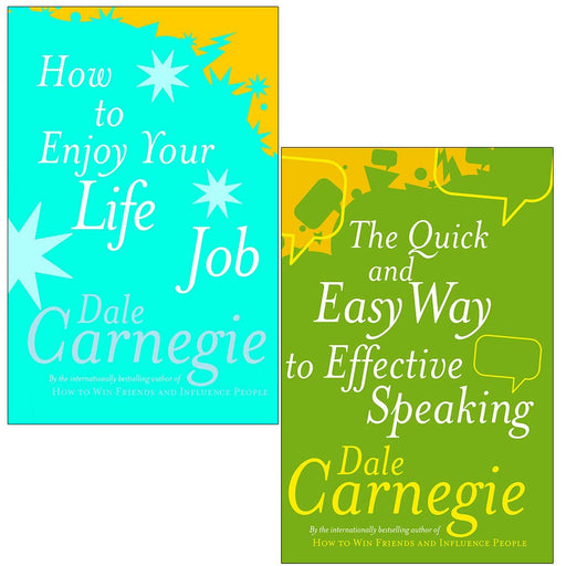 Dale Carnegie Collection 2 Books Set (How To Enjoy Your Life And Job, The Quick And Easy Way To Effective Speaking) - The Book Bundle