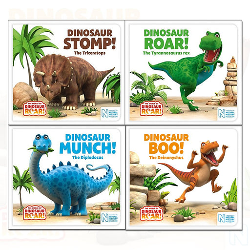 World of Dinosaur Roar! Series Jeanne Willis 4 Books Collection Set - The Book Bundle