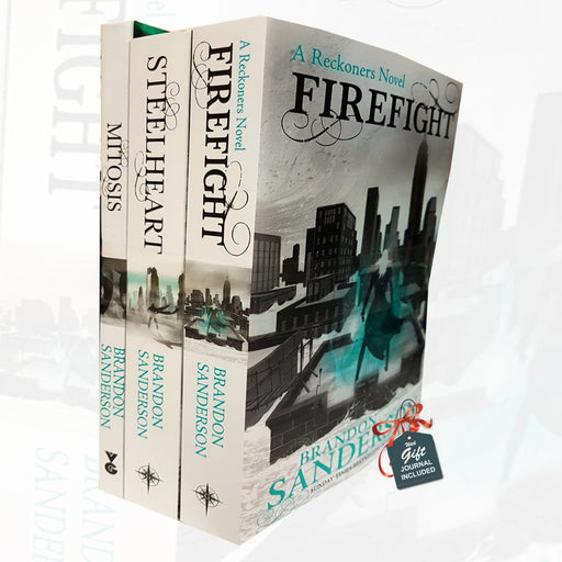 Brandon Sanderson Reckoners Series 3 Books Bundle Collection With Gift Journal (Firefight, Steelheart, Mitosis) - The Book Bundle