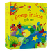 Usborne Peep Inside Collection 10 Books Set (Tree, The Sea, the Jungle, Space, Zoo, Animal Homes, Night Time, Dinosaurs, Garden & Farm) - The Book Bundle