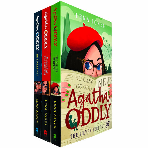 Agatha Oddly Series 3 Books Collection Set by Lena Jones (The Secret Key, Murder at the Museum & The Silver Serpent) - The Book Bundle