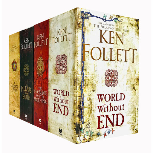 Kingsbridge Novels Collection 4 Books Set By Ken Follett (The Evening and the Morning) - The Book Bundle