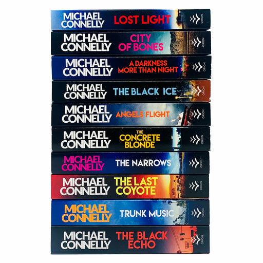 Michael Connelly Harry Bosch Series 10 Books Collection Set(Lost Light, City of Bones, A Darkness More - The Book Bundle