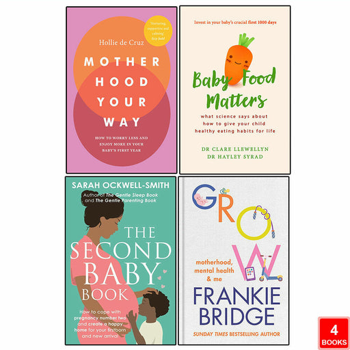 Baby Food Matters, Second Baby, GROW & Motherhood 4 books Collection Set - The Book Bundle
