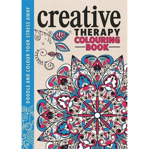 The Creative Therapy Colouring Book Hardcover  by Hannah Davies - The Book Bundle