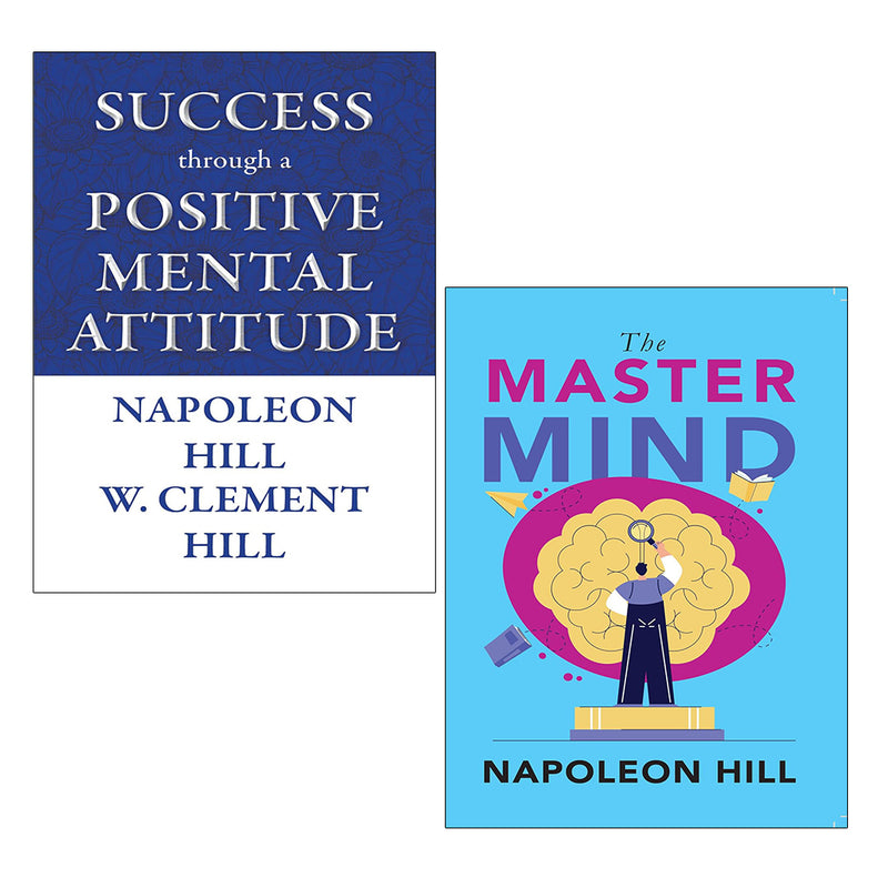 Napoleon Hill 2 Books Collection Set (The Master Mind, Success through a Positive Mental Attitude) - The Book Bundle