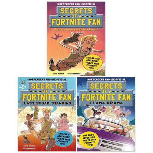 Secrets of a Fortnite Fan Series 3 Books Collection Set by Eddie Robson - The Book Bundle
