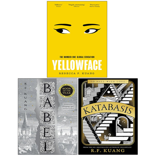 Katabasis(HB), Babel, Yellowface 3 Books Collection Set by  R.F. Kuang & Rebecca F Kuang - The Book Bundle