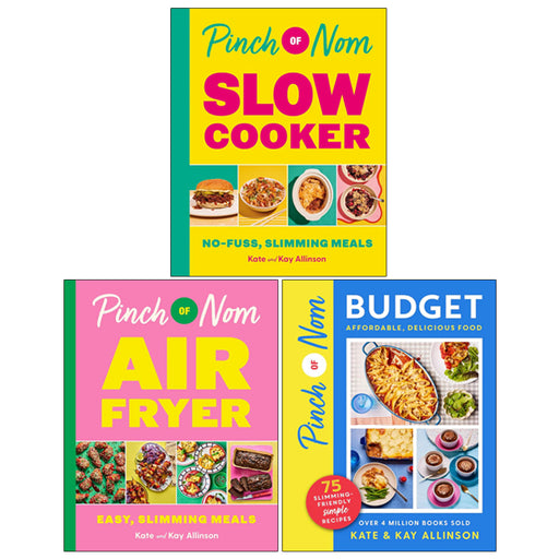 Kate Allinson 3 Books Collection Set (Pinch of Nom Budget(PB), Pinch of Nom Slow Cooker, Pinch of Nom Air Fryer) - The Book Bundle