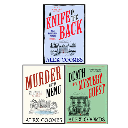 Old Forge Cafe Mysteries Series by Alex Coombs 3 Books Collection Set - The Book Bundle