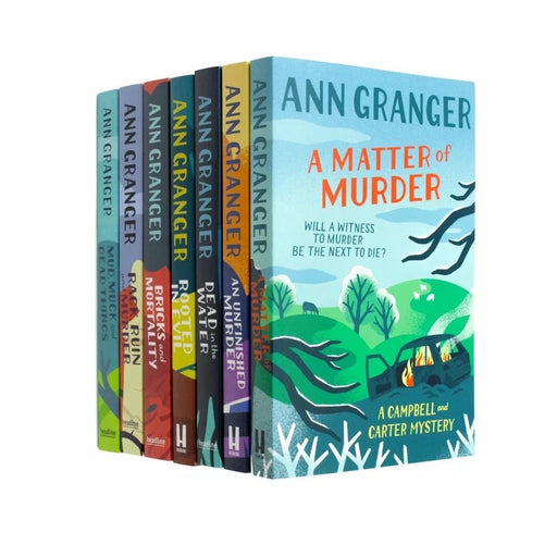 A Campbell and Carter Mystery Series Books 1 - 7 Collection Set by Ann Granger - The Book Bundle