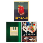 The Negroni, Gin: The Manual, Gin Tonica 3 Books Collection Set - The Book Bundle