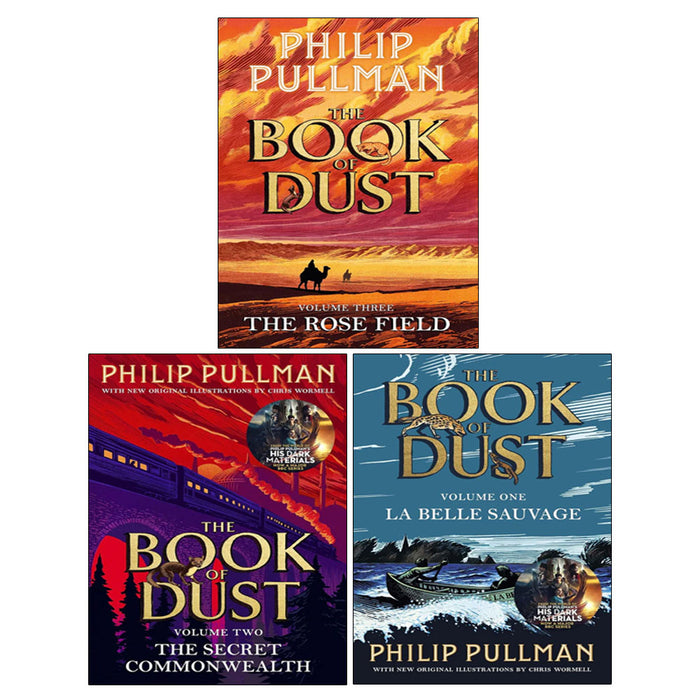 Philip Pullman 3 Books Collection Set (La Belle Sauvage, The Rose Field(HB), The Secret Commonwealth) - The Book Bundle