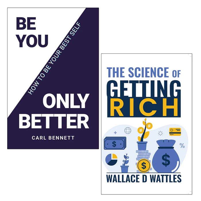The Science of Getting Rich, BE YOU, ONLY BETTER 2 Books Collection Set