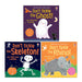 DON'T TICKLE Touchy Feely Sound Books Series 3 Books Collection Set (Ghost, Skeleton & Rhino) - The Book Bundle