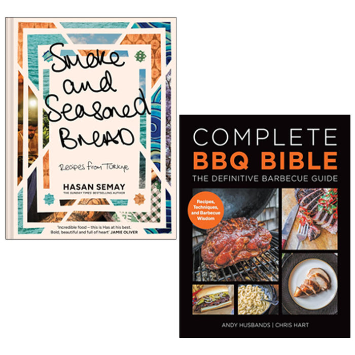 Smoke and Seasoned Bread(HB), Complete BBQ BIBLE The Definitive Barbecue Guide 2 Books Collection Set - The Book Bundle