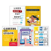 Likes Don’t Pay Rent, Doomscroll Detox, Careers & Chaos, Swipe Smart, Post With Purpose 5 Books Collection Set - The Book Bundle