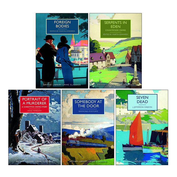 British Library Crime Classics Series Collection 5 Books Set (Seven Dead, Somebody at the Door & More) - The Book Bundle