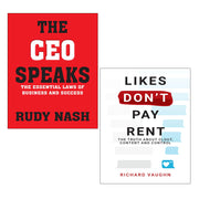 The CEO Speaks, LIKES DON’T PAY RENT 2 Books Collection Set - The Book Bundle