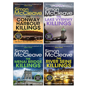 Set of four DI Ruth Hunter crime fiction paperbacks by Simon McCleave from the Canelo Crime series, featuring book covers.