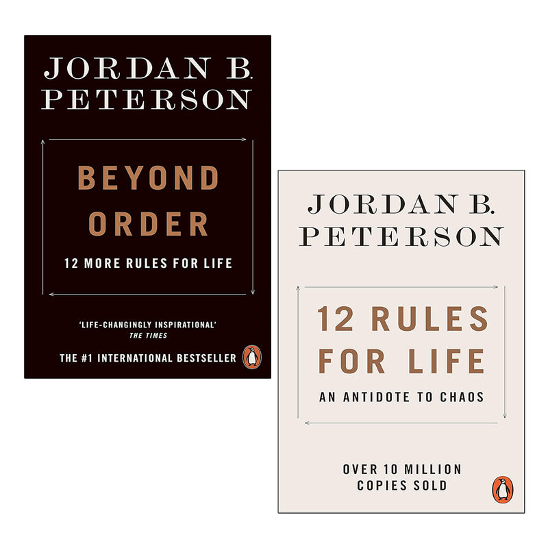 Beyond Order & 12 Rules For Life 2 Books Collection Set by Jordan B Peterson - The Book Bundle