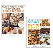 Crazy For Cookies, Quick and Simple Homemade Sourdough 2 Books Collection Set - The Book Bundle