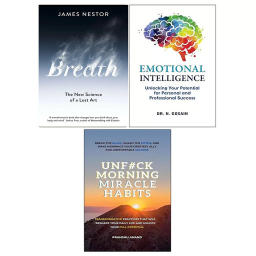 Breath, UnF#ck Morning Miracle Habits, Emotional Intelligence 3 Books Set - The Book Bundle