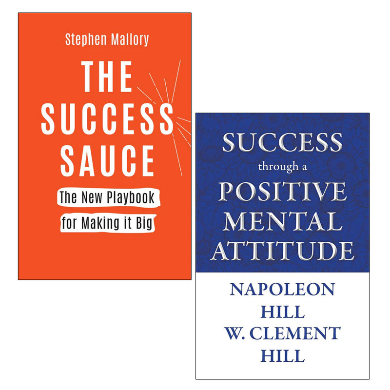Success through a Positive Mental Attitude, THE SUCCESS SAUCE 2 Books Collection Set - The Book Bundle