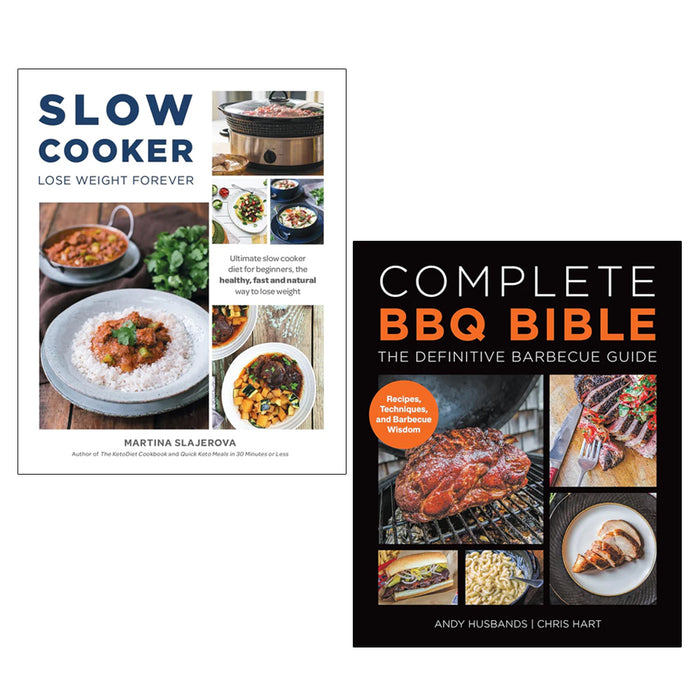 Slow Cooker Lose Weight Forever, Complete BBQ BIBLE 2 Books Collection Set