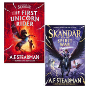 A.F. Steadman 2 Books Collection Set (World of Skandar, Skandar and the Spirit War) - The Book Bundle