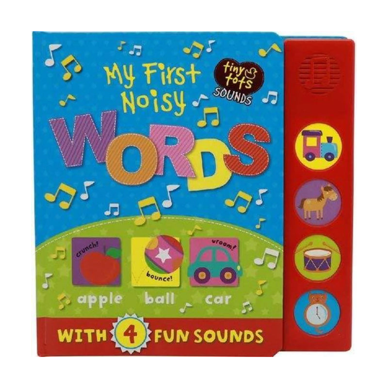 First Words & Noisy Sounds for Toddlers 2 Books Collection Set - Ages 0–2 - Board Book