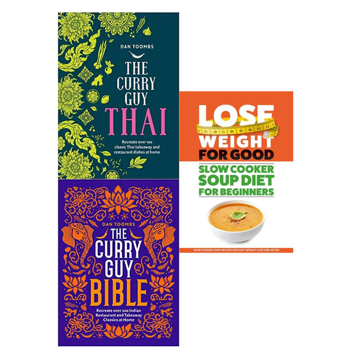 Curry Guy Thai, The Curry Guy Bible, Lose Weight For Good 3 Books Collection Set