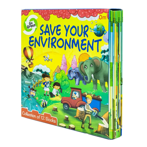 Save Your Environment collection of 12 books (Climate Change, Waste Management, Air Water and Noise) - The Book Bundle