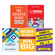Success Sauce, Lazy Genius, Ultimate Edge, Work Wisely Win Big, Own It Crush It Do It 5 Books Collection Set - The Book Bundle