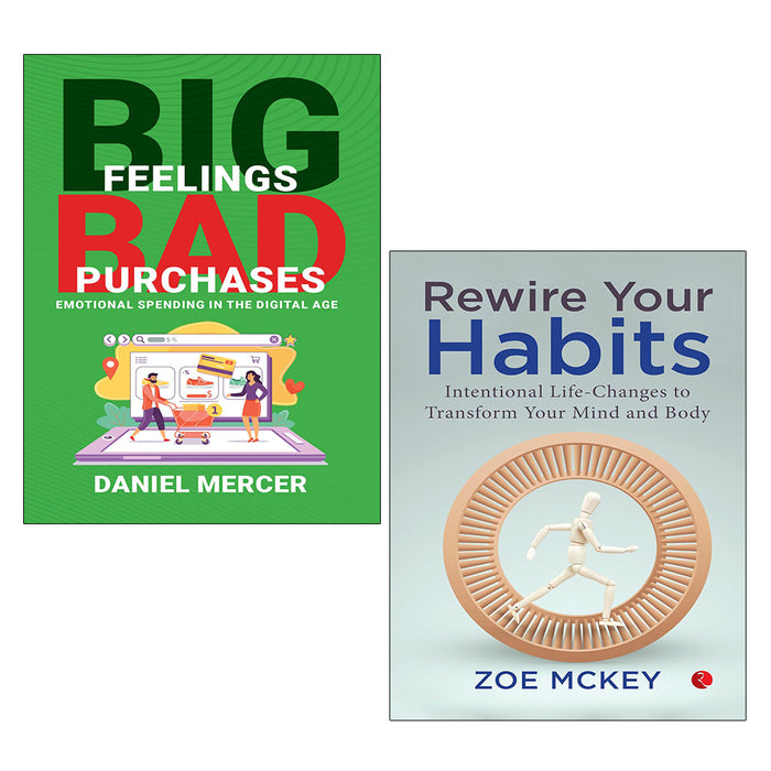 Rewire Your Habits, Big Feelings Bad Purchases 2 Books Collection Set