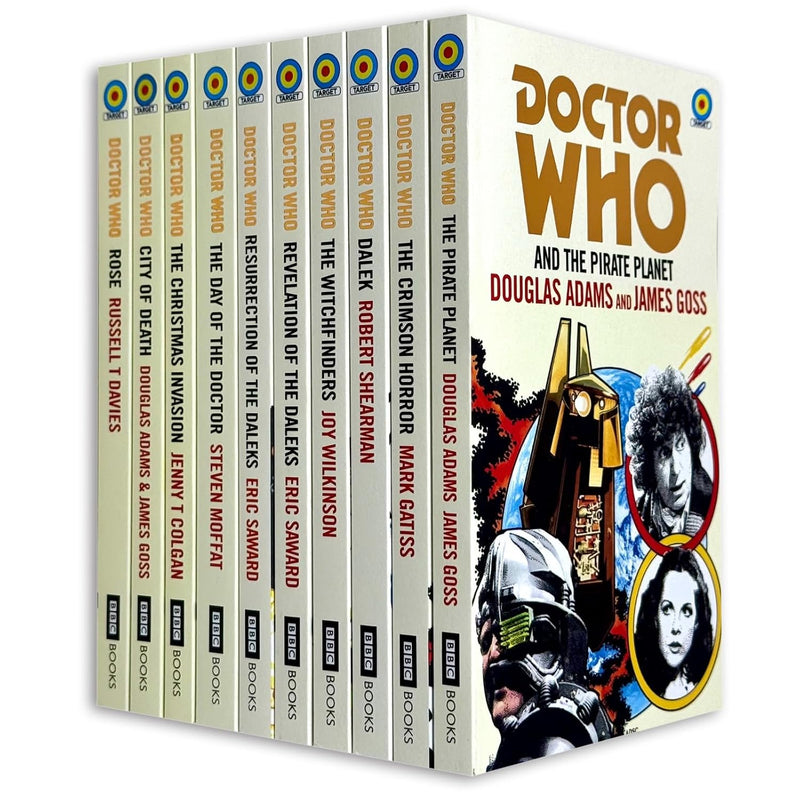 Doctor Who: Target Collection 10 Books Set (The Pirate Planet, City of Death, The Day of the Doctor)