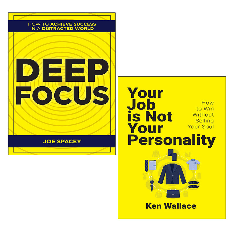 Your Job Is Not Your Personality, Deep Focus 2 Books Collection Set - The Book Bundle