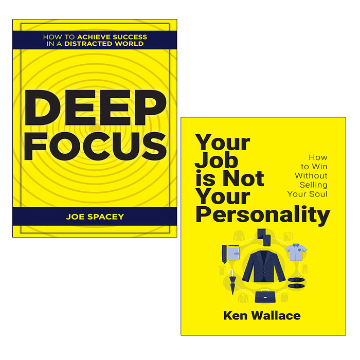 Your Job Is Not Your Personality, Deep Focus 2 Books Collection Set