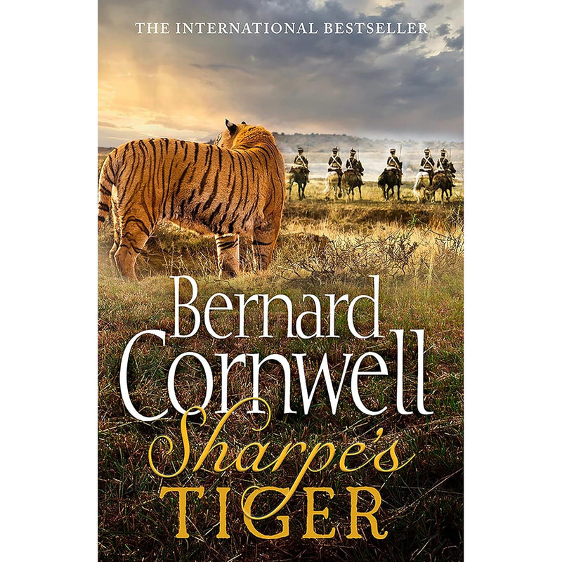 Harper Bernard Cornwell Sharpe's Series 4 Books Collection set, paperback fiction by Bernard Cornwell with book spines visible.