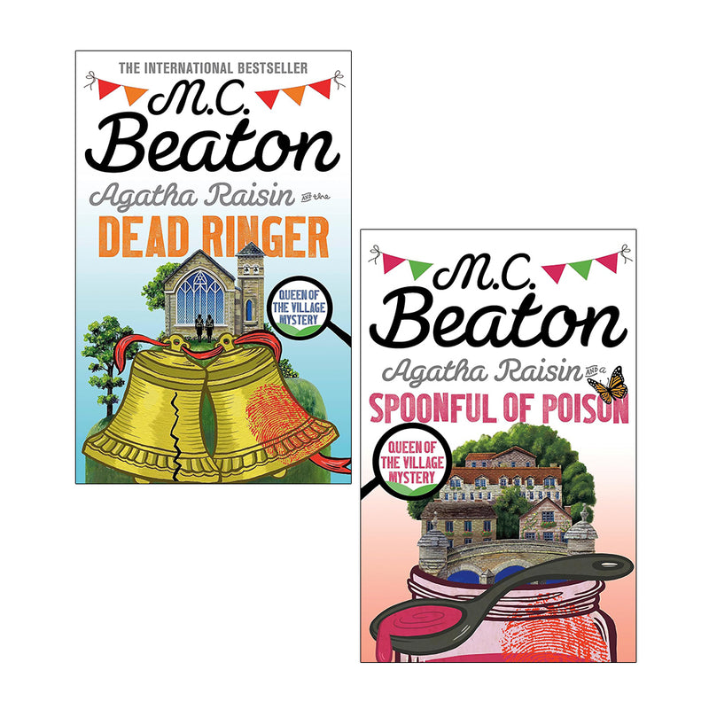 Agatha Raisin Series 2 Books Collection Set by M.C. Beaton - Fiction - Paperback