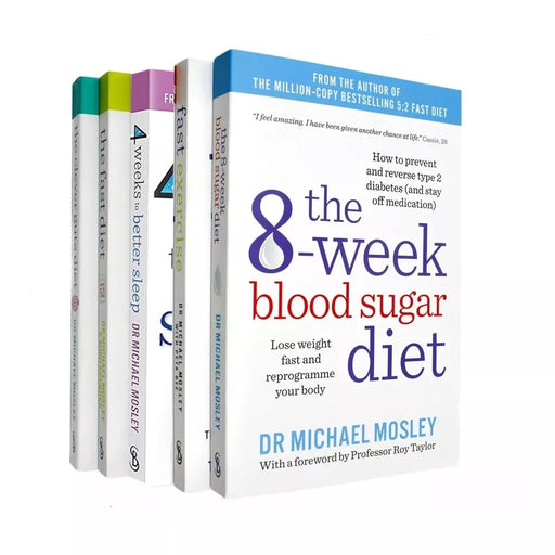 Dr Michael Mosley 5 Books Collection Box Set The 8-Week Blood Sugar Diet - The Book Bundle