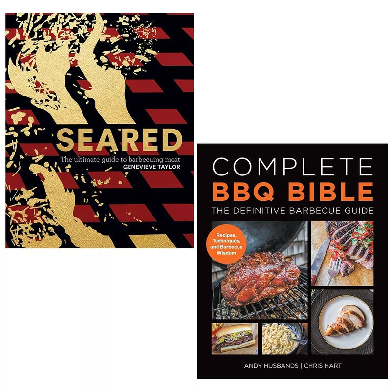 Seared Genevieve Taylor (Hardcover) and Complete BBQ BIBLE Definitive Barbecue Guide 2 Books - The Book Bundle